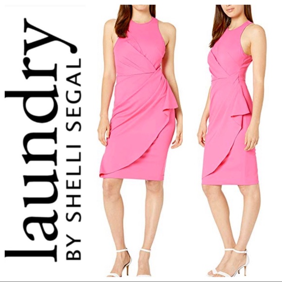 laundry by shelli segal ruched cocktail dress